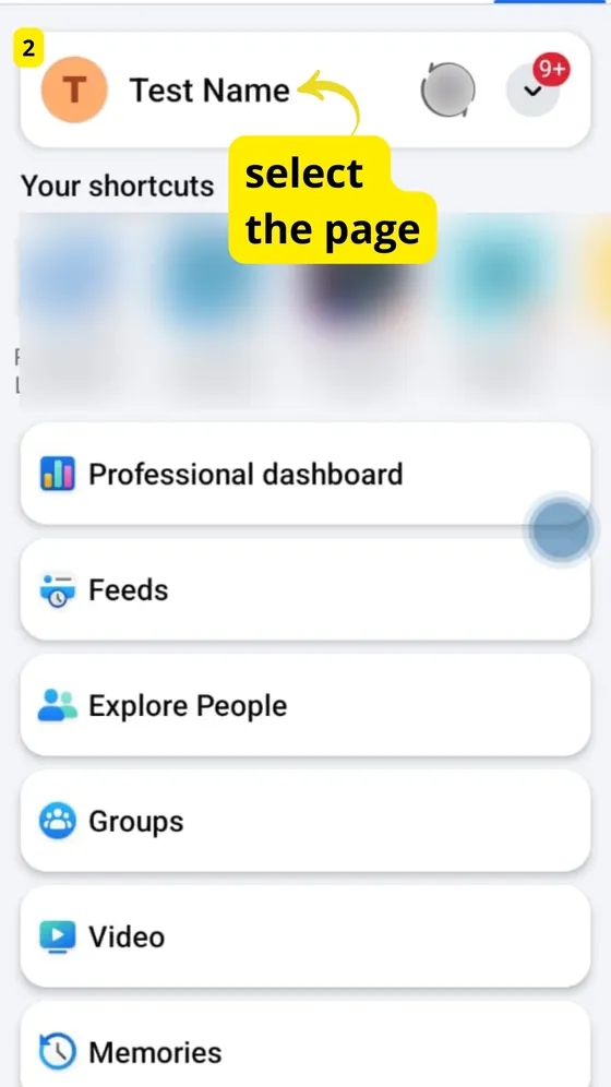 Select the Page