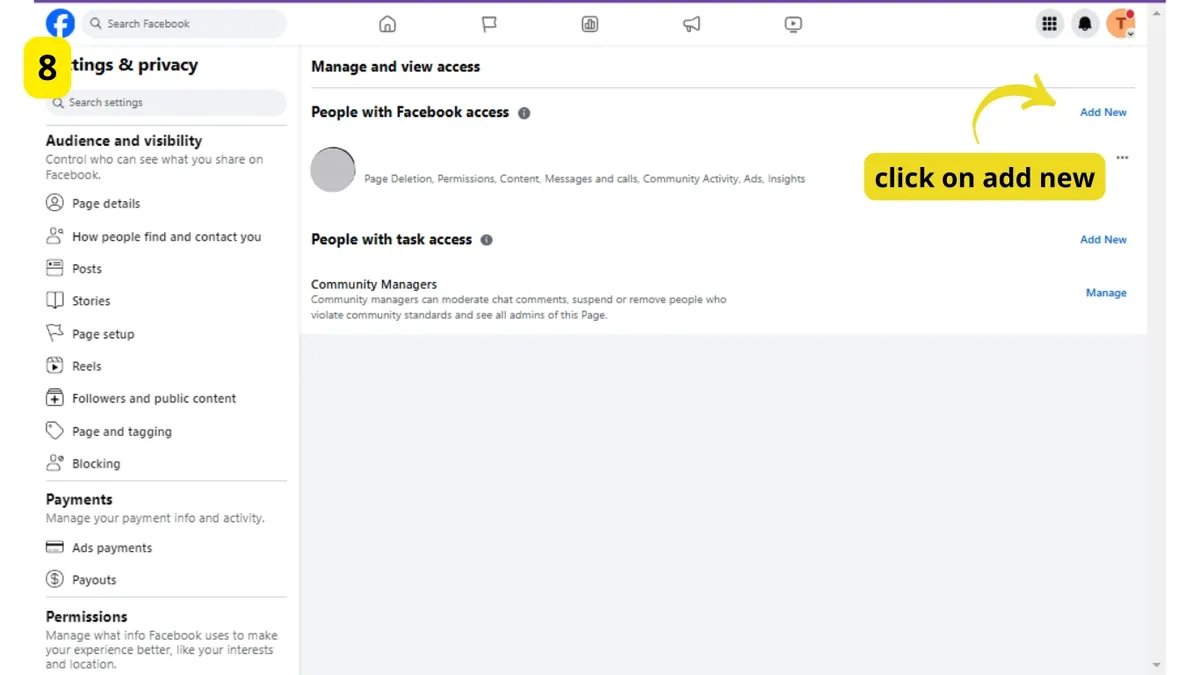 Add New button