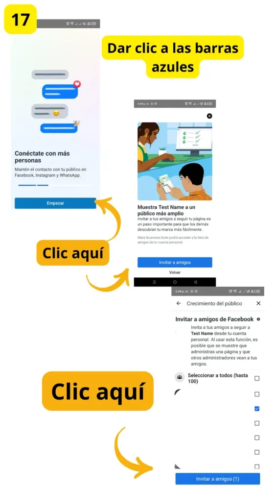 Barras azules